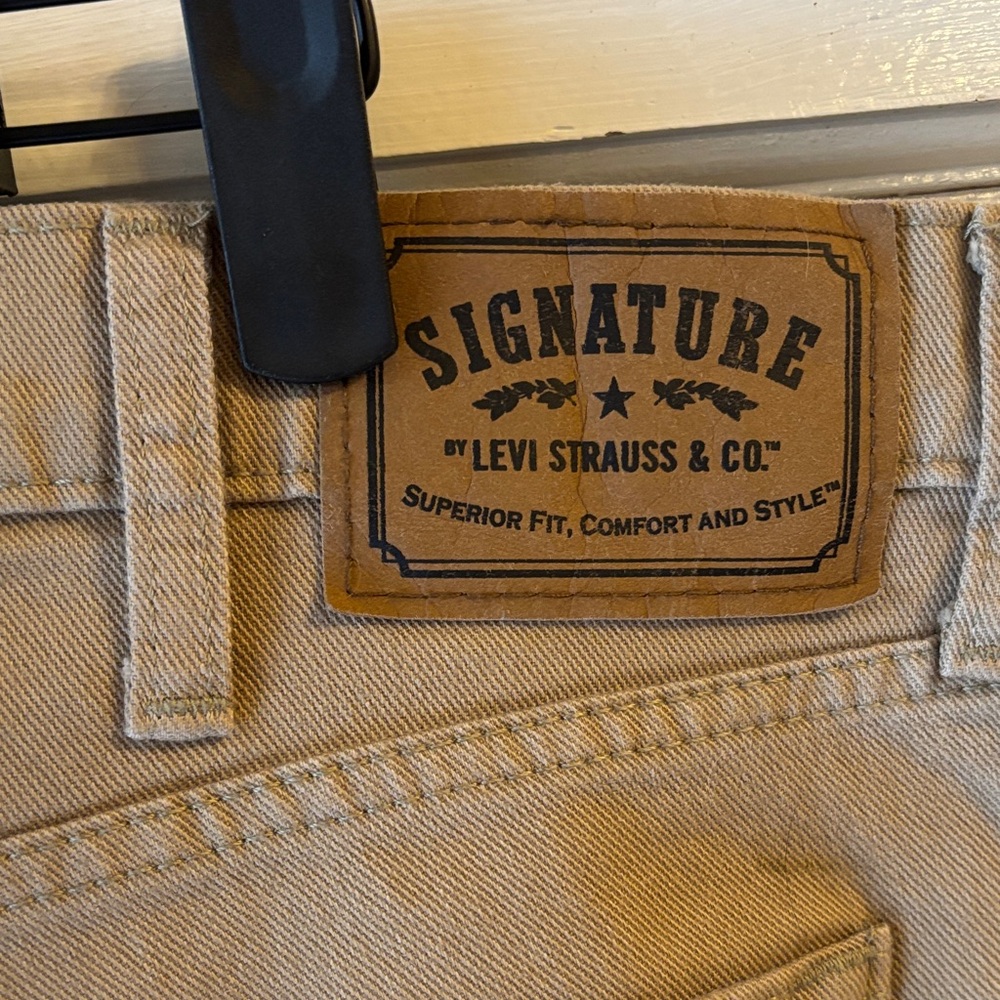 Signature by Levi Strauss Khaki Straight Pants - Picture 5 of 9